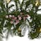 6ft. LED Snow Tipped Berries &#x26; Pine Christmas Garland
